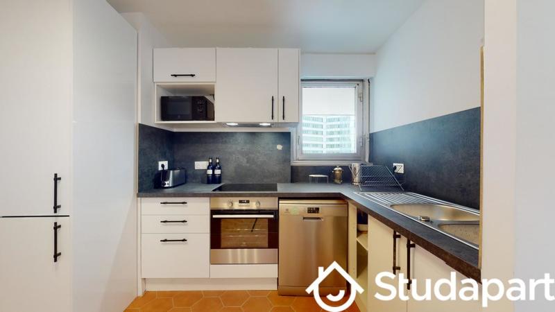 Chambre - 9 m² - 1 pièce