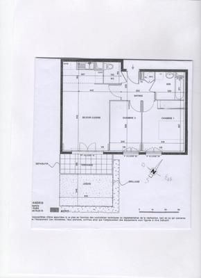 Appartement - 60 m² - 3 pièces