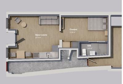 Appartement - 40 m²