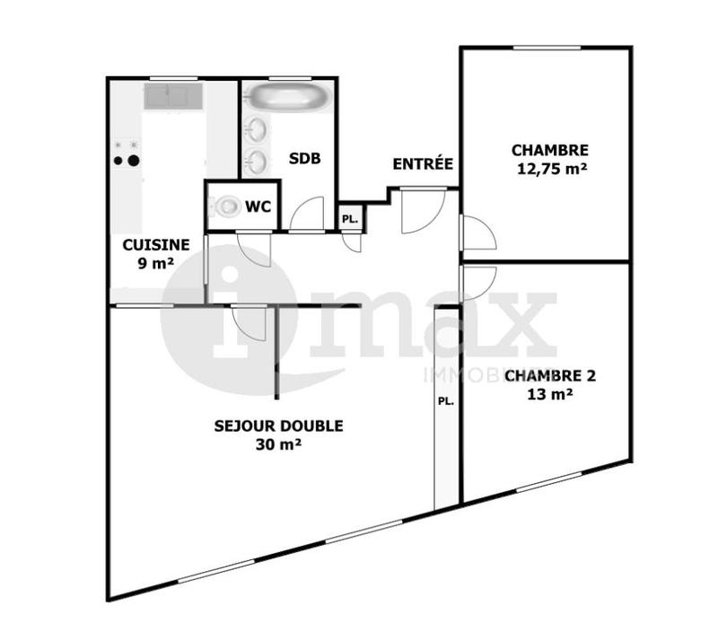 Appartement - 79 m² - 4 pièces