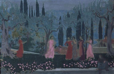Visite guidée - une heure, une œuvre - Fin de journée du Décaméron de Maurice Denis
