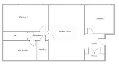 Appartement - 54 m² - 3 pièces