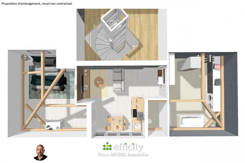 Appartement - 55 m² - 3 pièces