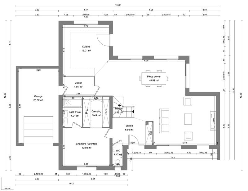 Maison - 168 m² - 6 pièces