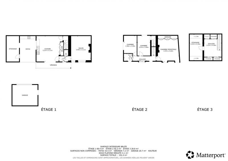Maison - 92 m² - 5 pièces