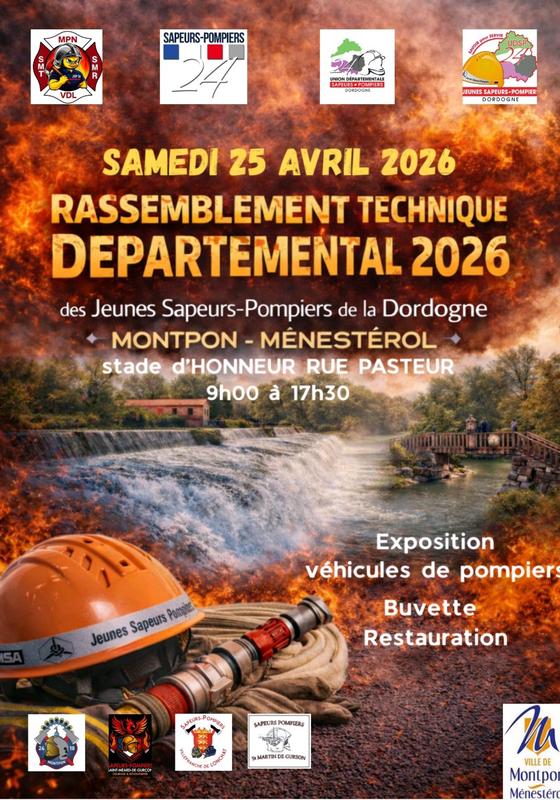 Rassemblement technique Jeunes Sapeurs Pompiers Dordogne