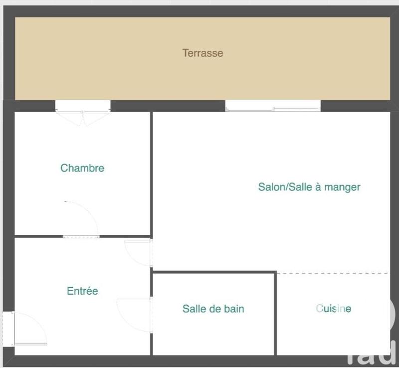 Appartement - 56 m² - 3 pièces