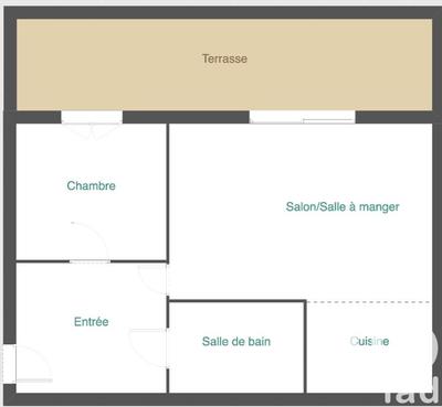 Appartement - 56 m² - 3 pièces