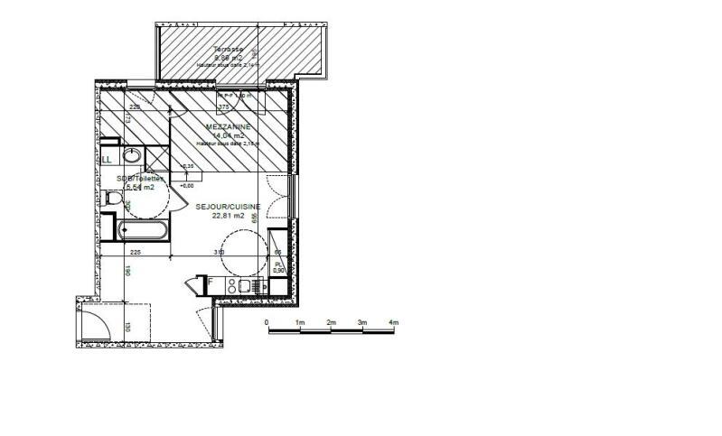 Appartement - 43 m² - 1 pièce