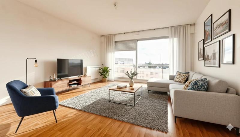 Appartement - 74 m² - 3 pièces