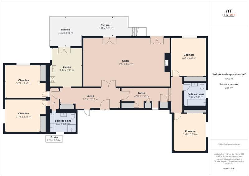 Villa - 168 m² - 6 pièces