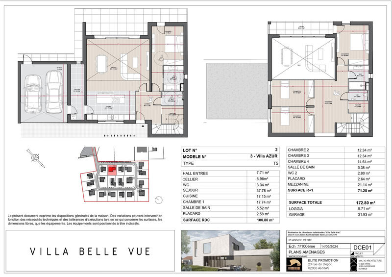 Villa - 172 m² - 7 pièces