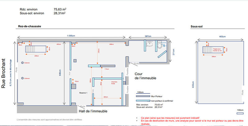 Local commercial - 104 m²
