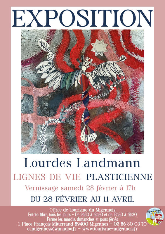 Exposition - Lignes de vie - Lourdes Landmann - Plasticienne