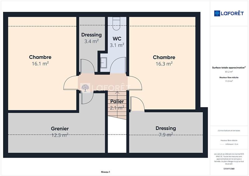 Maison - 114 m² - 5 pièces