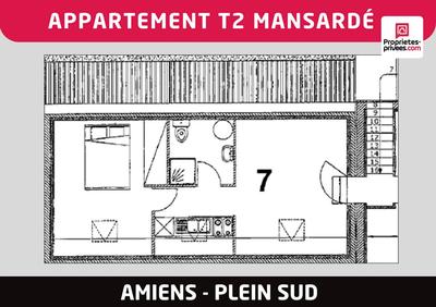 Appartement - 21 m² - 2 pièces