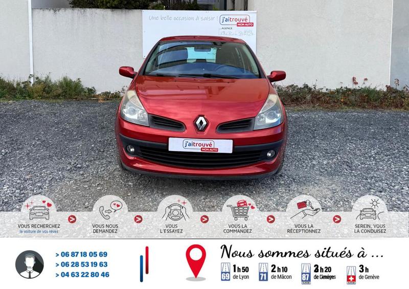 Renault Clio III 1.6 16v 88cv* 145000km*Ct Révision Kit Distribution*Véhicule Sous Garantie*100 Points de Contrôles*CarteGrise Moitié prix (Véhicule plus 10 ans)*Pneus 4 saisons ("M+S")*Climatisation*Fixation Isofix*Autoradio Cd/Mp3 Prise aux/Usb Bluetoot