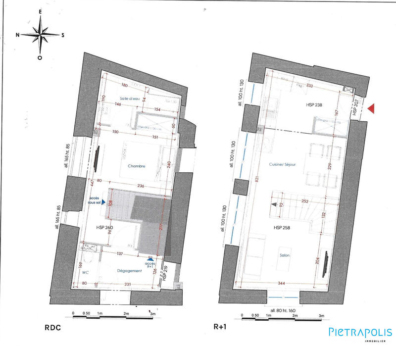 Appartement - 84 m² - 2 pièces