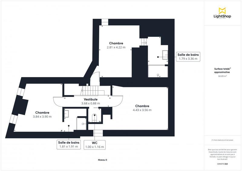 Appartement - 105 m² - 4 pièces