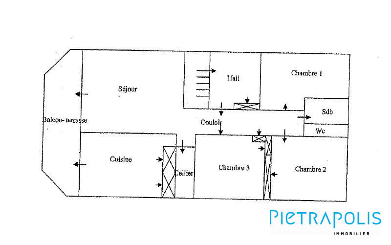 Appartement - 121 m² - 5 pièces