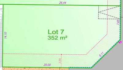 Terrain constructible - 352 m²