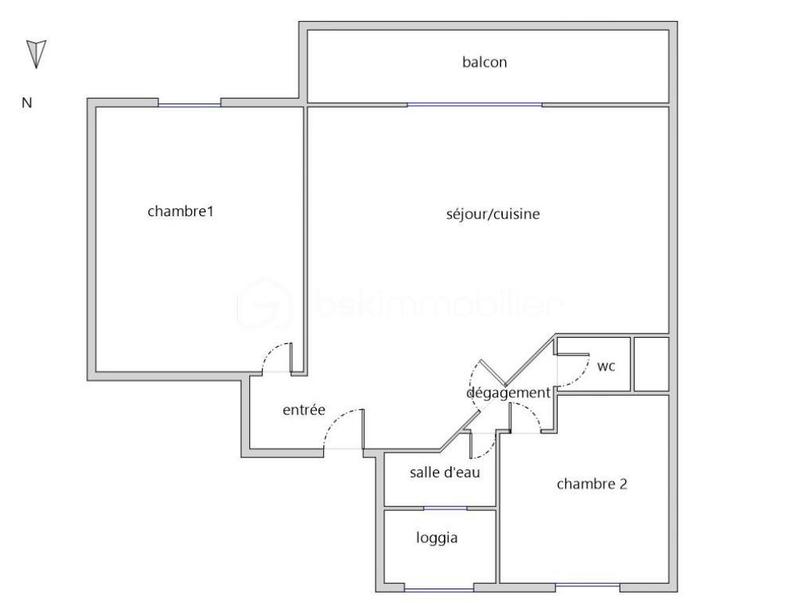 Appartement - 68 m² - 3 pièces