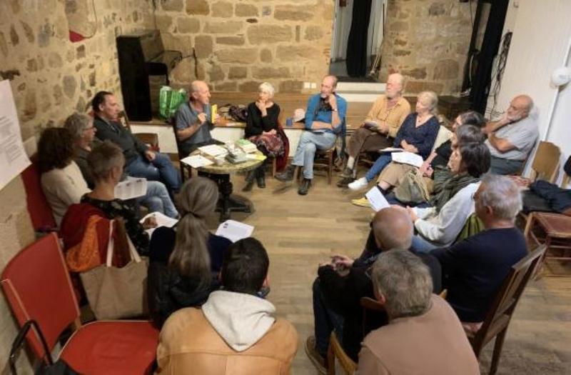 Coin du Cantou, veillée littéraire à Felzins