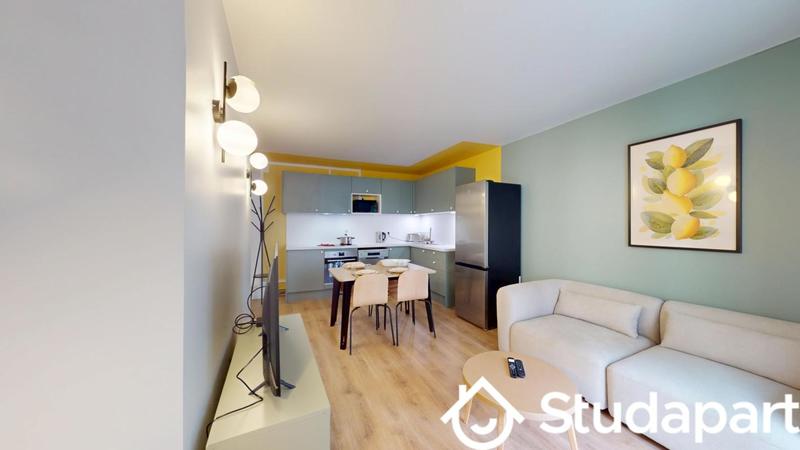 Chambre - 9 m² - 1 pièce