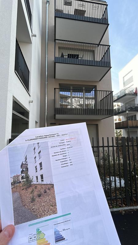 Appartement - 44 m² - 2 pièces