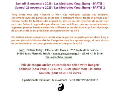 Les Méthodes Yang Sheng