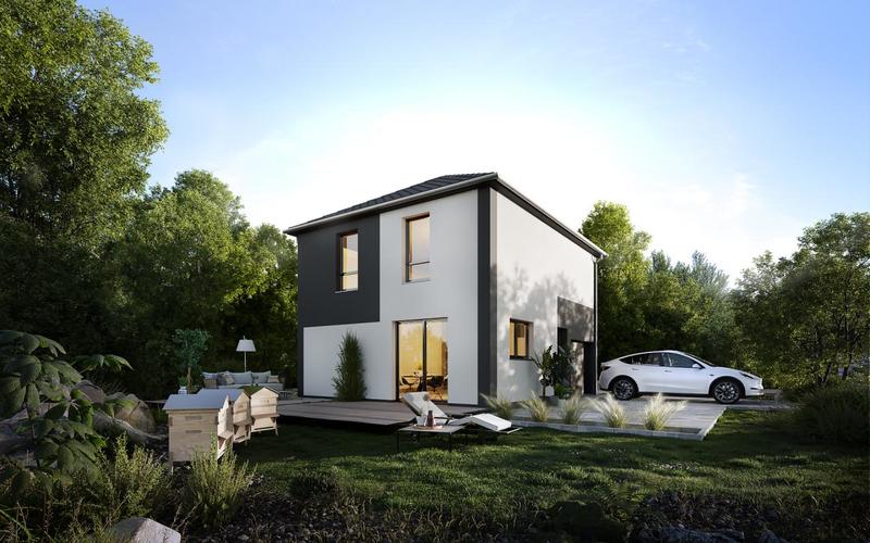 Maison - 90 m² - 5 pièces