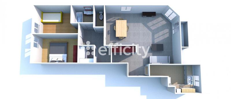 Appartement - 82 m² - 4 pièces