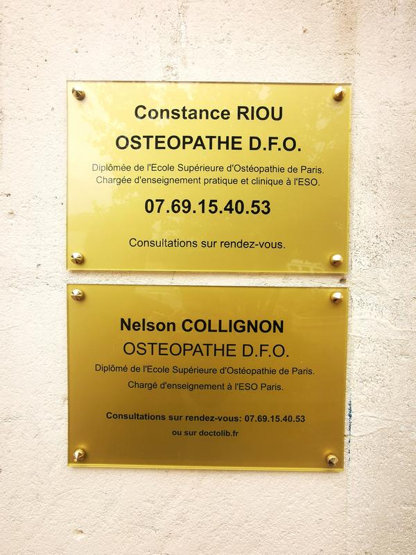 Cabinet d’ostéopathie Riou-Collignon