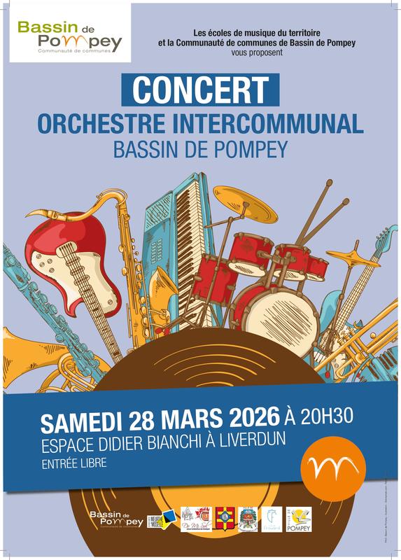 Concert de l'orchestre intercommunal Bassin de Pompey