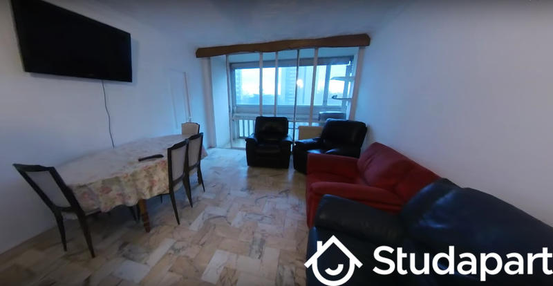 Chambre - 9 m² - 1 pièce