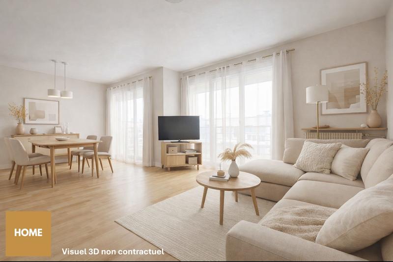 Appartement - 76 m² - 3 pièces