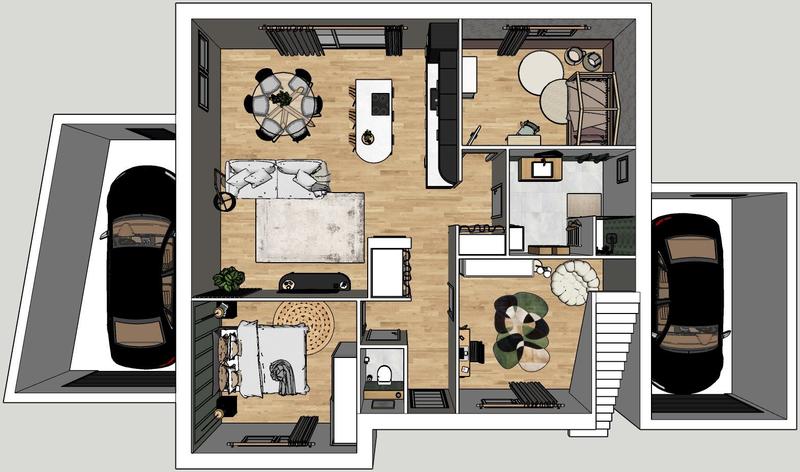 Appartement - 90 m² - 4 pièces