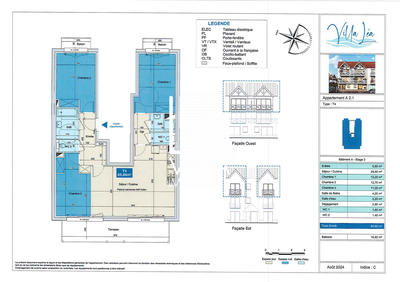Appartement - 86 m² - 4 pièces