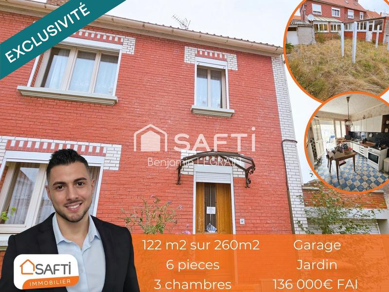 Maison - 122 m² - 6 pièces