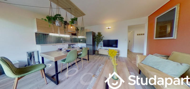 Chambre - 10 m² - 1 pièce