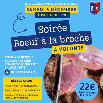 Soirée Boeuf à la broche