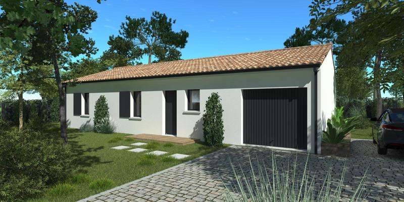 Terrain constructible - 1 245 m²