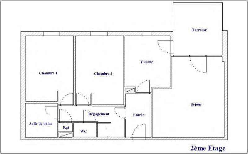 Appartement - 66 m² - 3 pièces