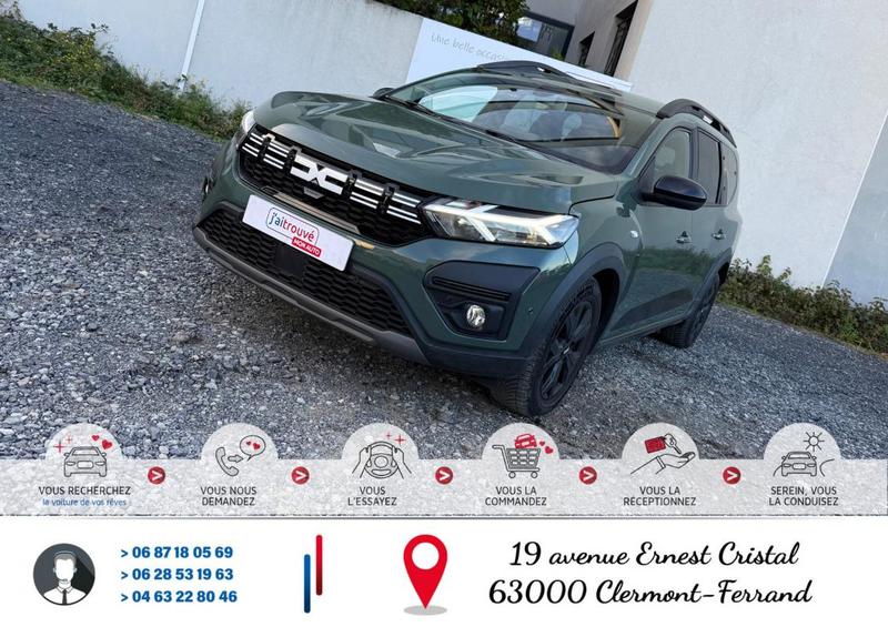 Dacia Jogger Tce 110Cv Bv6 7places 33 000Km*Moteur à chaîne*Garantie possible jusqu'à 60 mois*Ct Révision Ok*Pneus m+S*Sièges Chauffant*Phares led*Caméra de recul*Autoradio (+Commande aux volant) Bluetooth(Car play)*Climatisation Automatique bi-zone*Régul