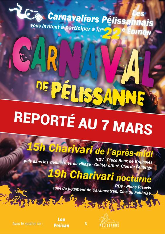 Carnaval de Pélissanne : Charivari nocturne en famille