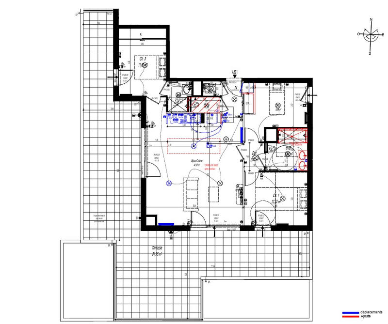 Appartement - 90 m² - 4 pièces