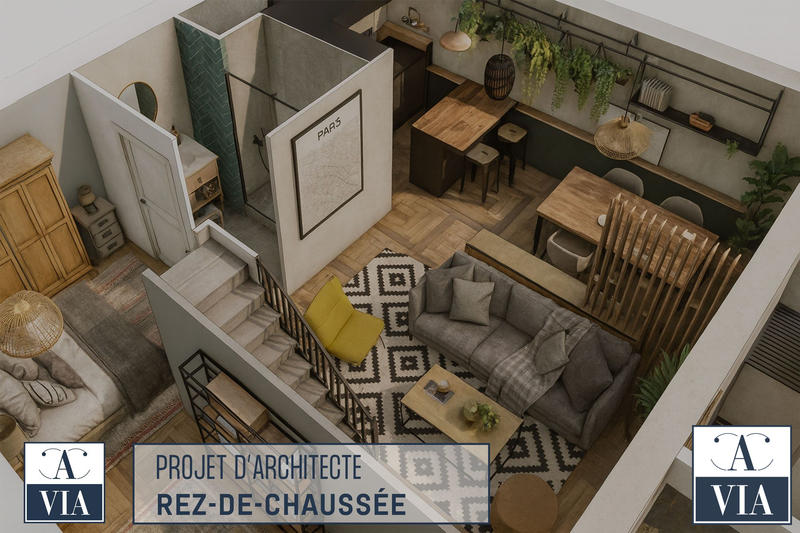 Duplex - 76 m² - 4 pièces