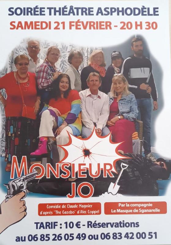 Soirée théâtre : Monsieur Jo