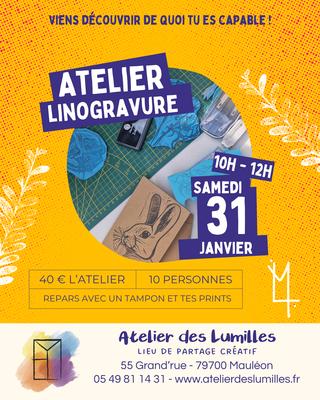 Atelier - Linogravure