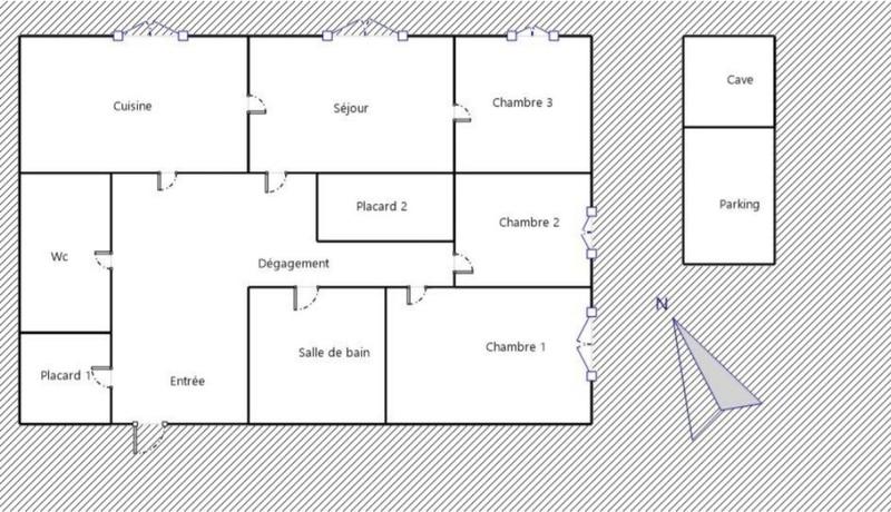 Appartement - 64 m² - 4 pièces